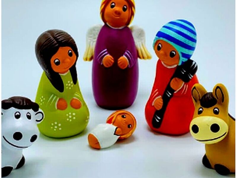 Adorno Pesebre ceramica Peru