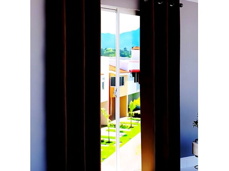 Cortinas Ojales Marron Peru