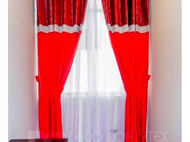 Cortina Vintage Bicolor Peru
