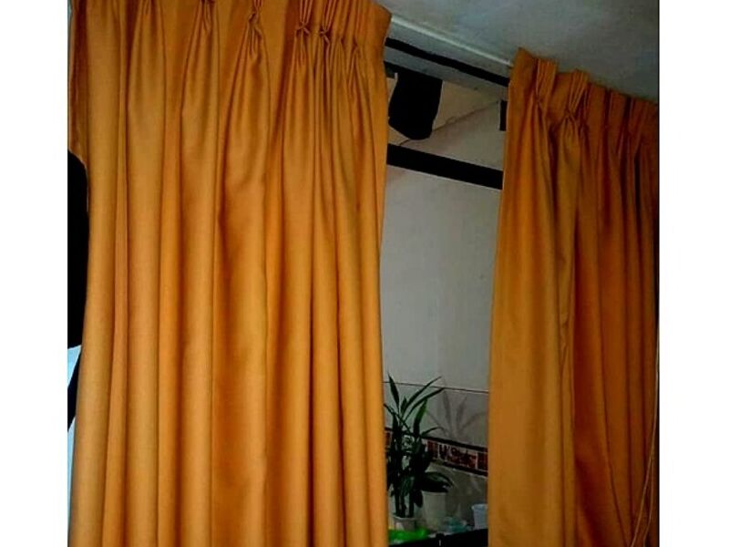 Cortina Moderna Naranja claro Peru