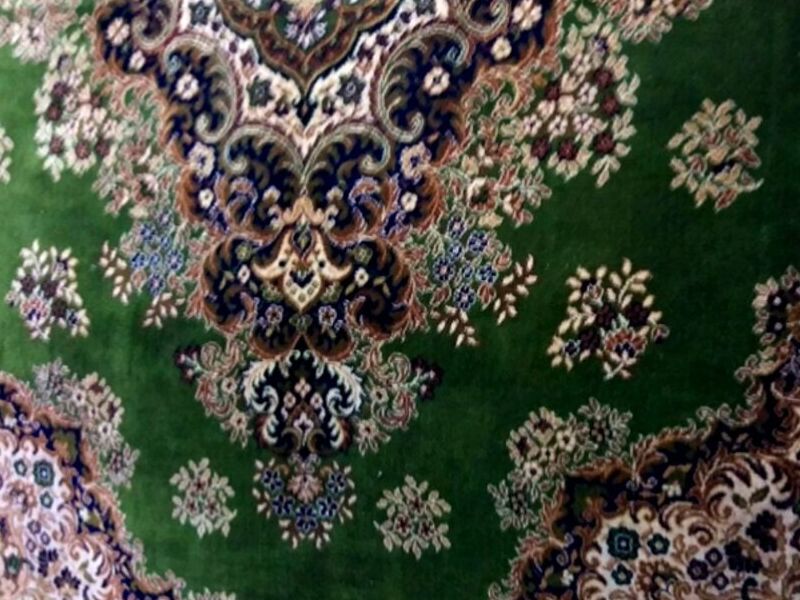 Alfombra Vintage Verde Peru