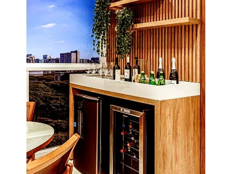Mueble Bar madera Moderna Peru