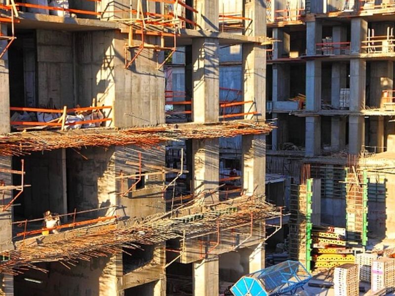 Construcción edificios vivienda