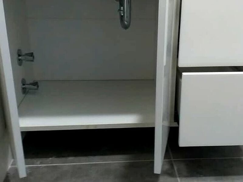 Mueble Baño Melamina Blanco Peru