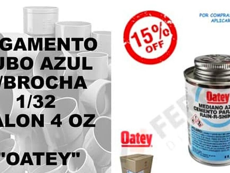 Pegamento tubo azul C/ Brocha