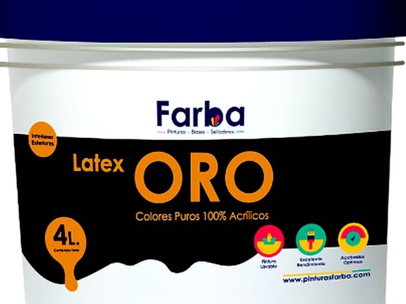 Pintura Látex Oro Perú