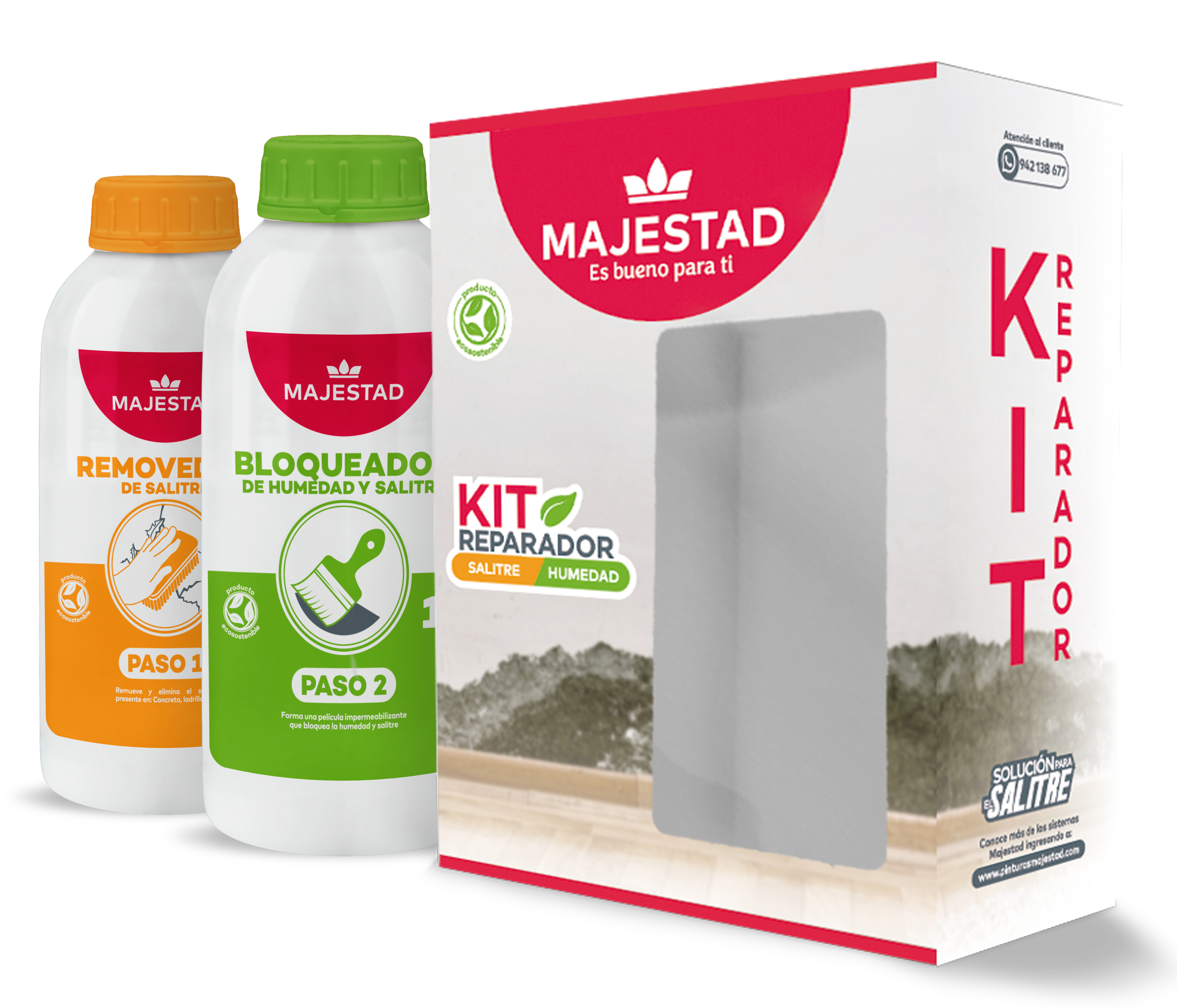 Kit Reparador de Salitre Majestad Perú