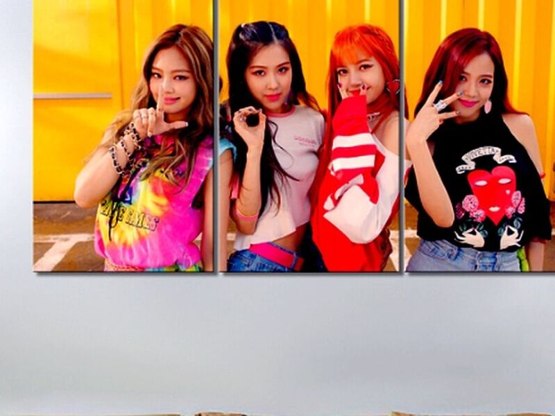 Cuadro decorativo Black Pink Peru