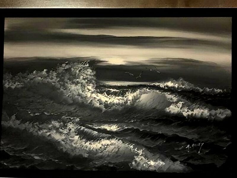 Cuadro decorativo Olas Peru