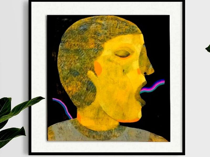Cuadro decorativo Scream Abstract Peru