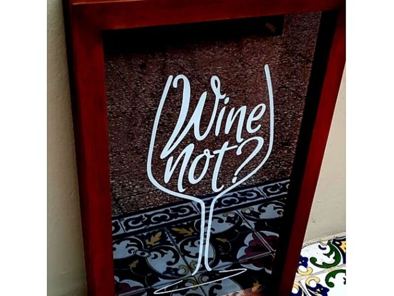 Cuadro decorativo Wine Not Peru