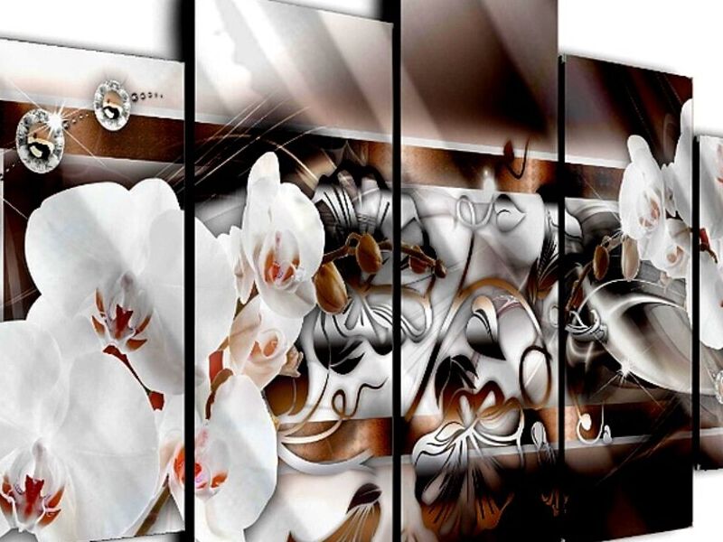 Cuadro decorativo Moderno Flores Peru