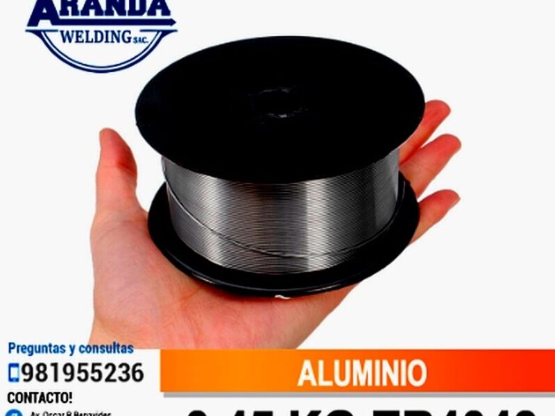 Alambre Macizo Aluminio 0.45 KG Perú