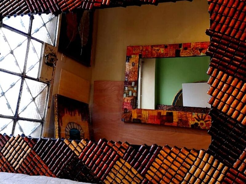 Espejo Rectangular Artesanal Peru