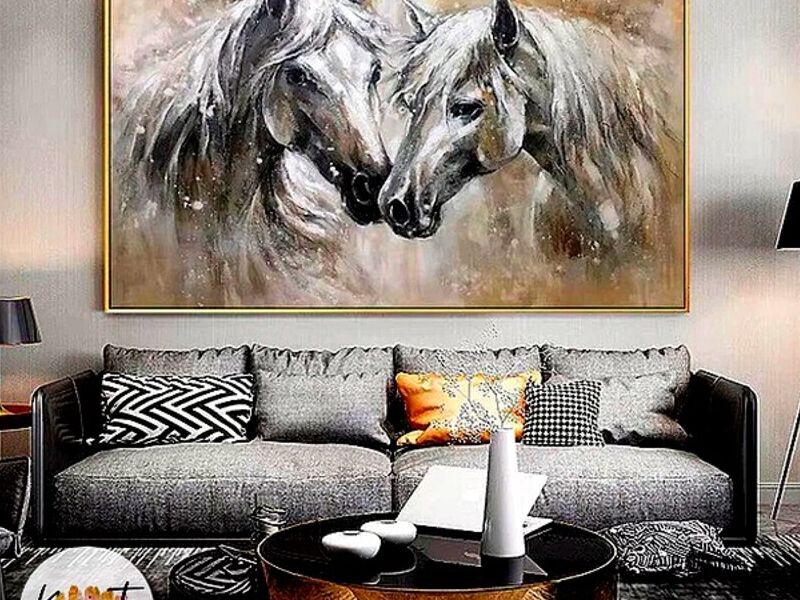 Cuadro decorativo Horses Peru