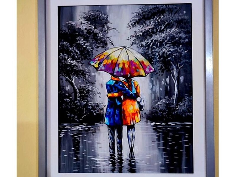 Cuadro decorativo Bajo la Llluvia Peru