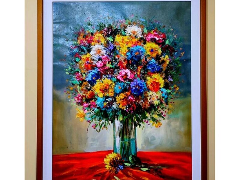 Cuadro decorativo Florero Modernista Peru