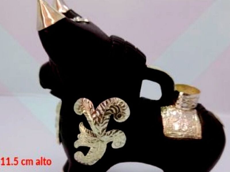 Adorno Tallado Elefante Peru