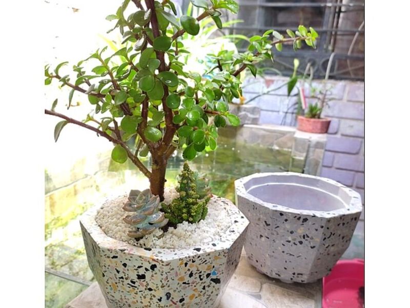 MACETA ESTILO TERRAZO ICA