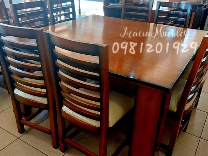 Comedor madera solida Peru