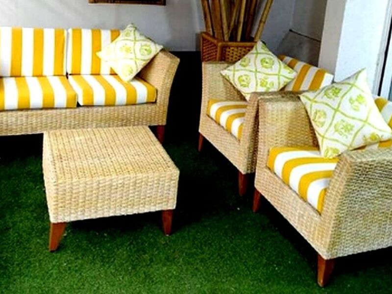 Juego Muebles Exteriores Min Yellow Peru