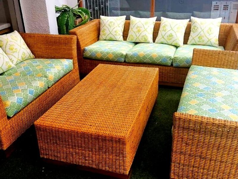 Juego Muebles Rattan Exteriores Peru