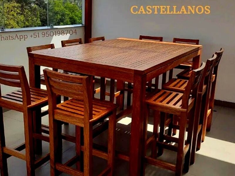 Comedor Cuadrado Castellano Peru