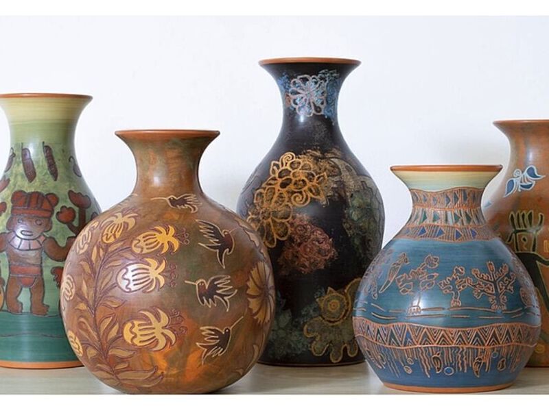 FLORERO CERAMICA ICA