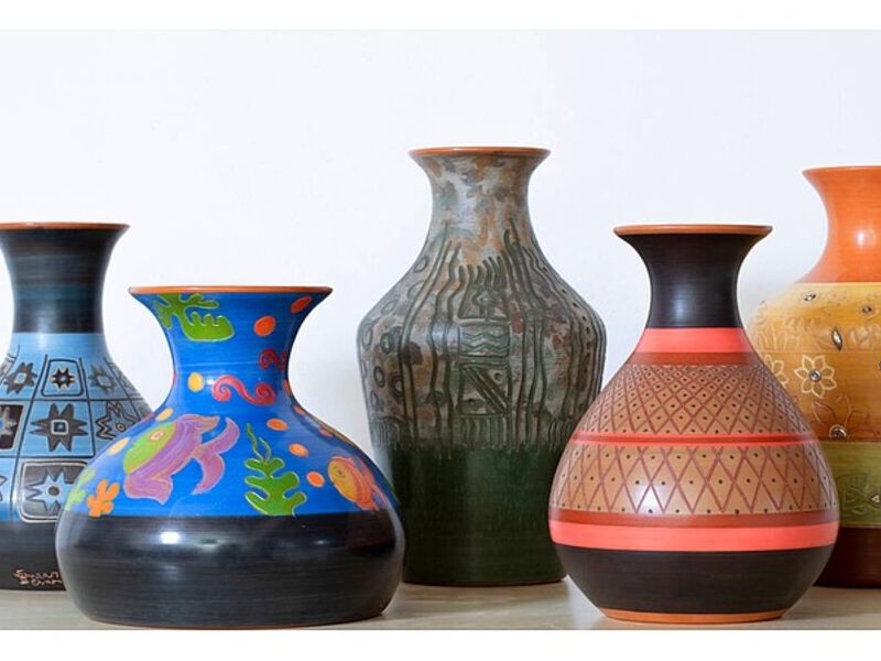FLORERO CERAMICA TUMBES