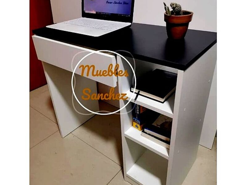Escritorio Moderno Base Negra Peru