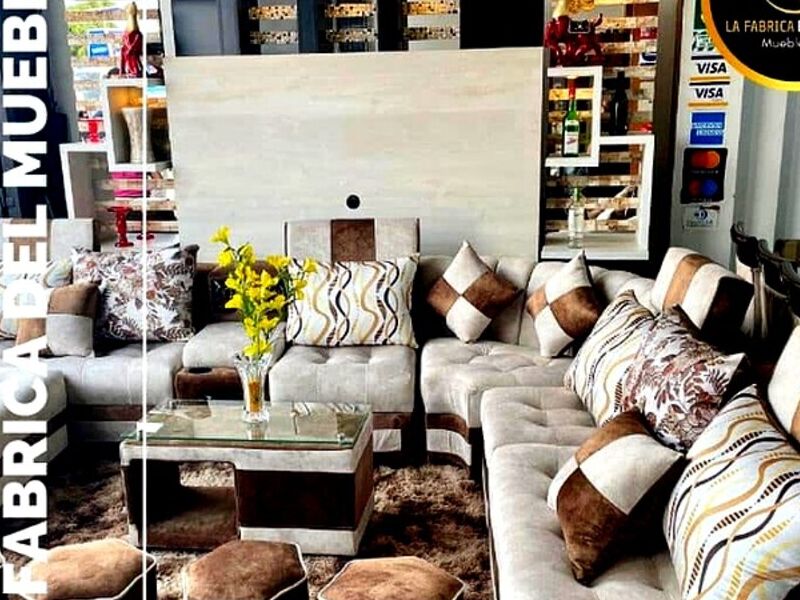 Juego Sofas Moderno Botonado Peru