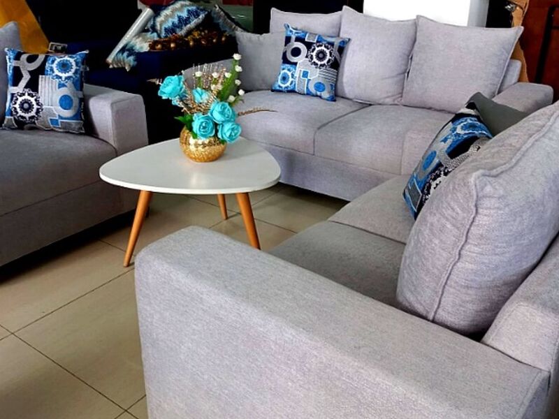 Juego Sofas Grises Vintage Peru