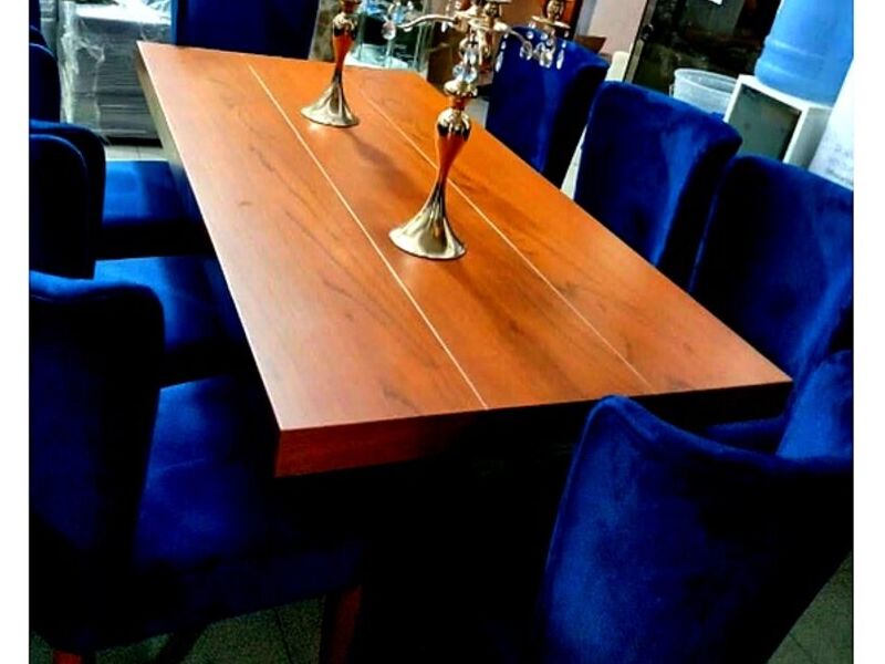 Comedor Sillas Modernas Azules Peru