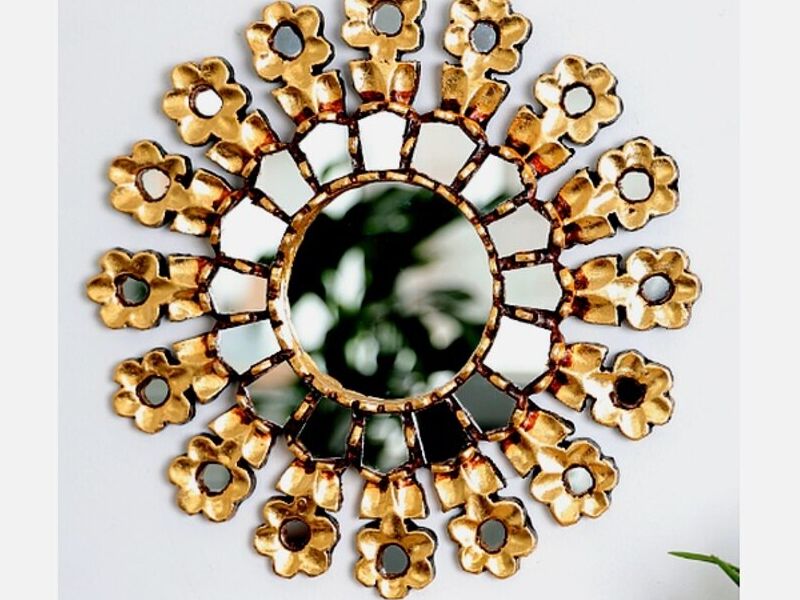 Espejo Decorativo Flor loto Peru