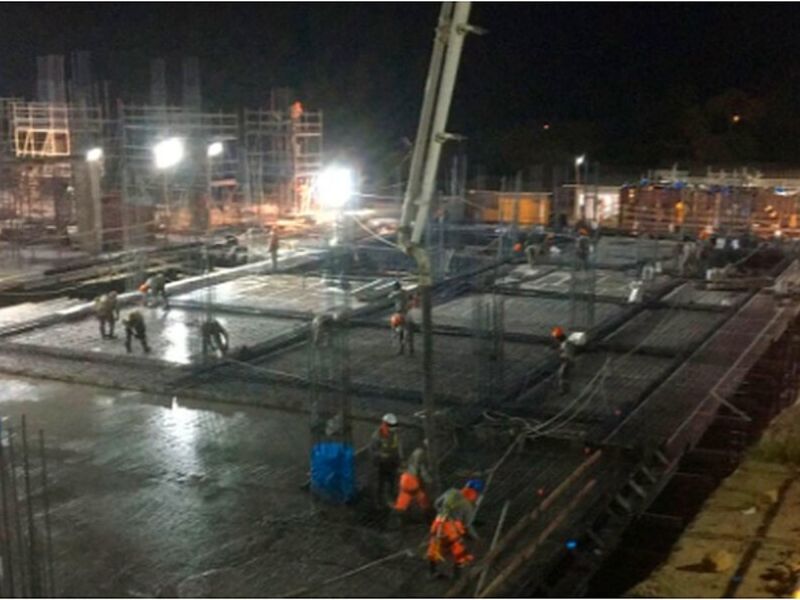 Concreto de fragua retardado