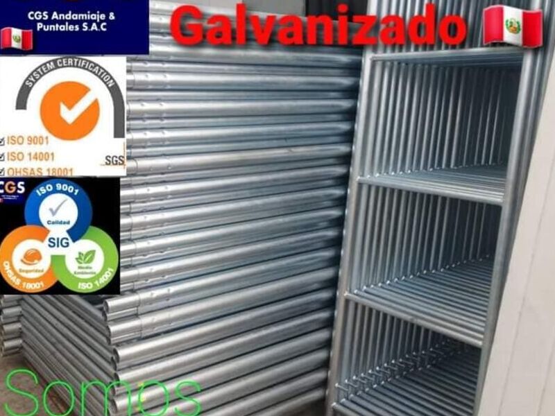 Andamio galvanizado Lima