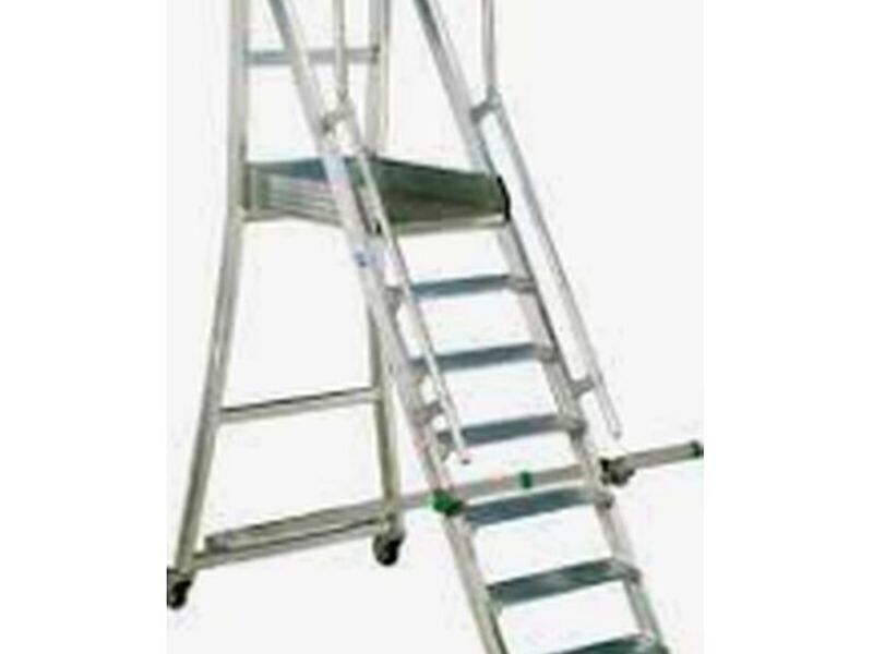 Escalera plataforma aluminio Perú