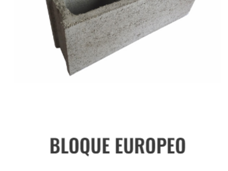 BLOQUE EUROPEO 12x19x50cm CIUDAD DE LIMA