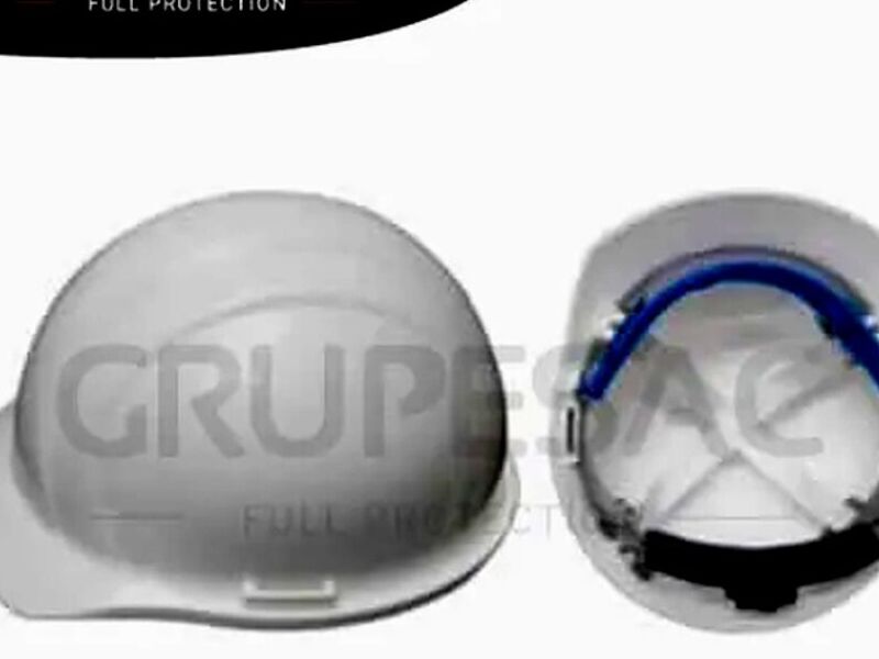 Casco Americano Blanco con Rachet 4 Perú
