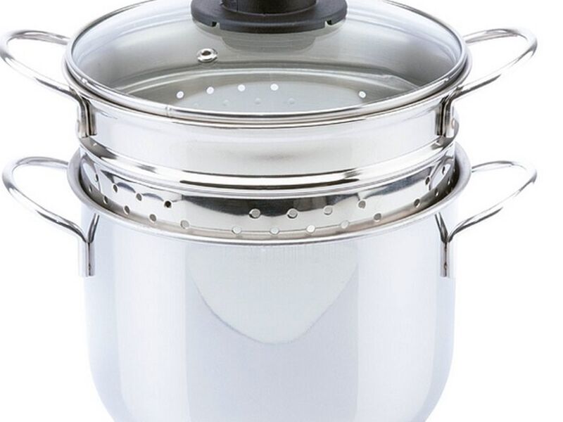 Olla Pasta Pot  Tapa Vidrio 26 CM La molina