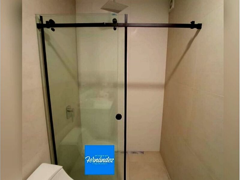 Puerta Baño Moderna Cristal Peru