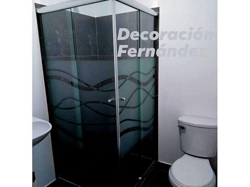 Baño Cristal Moderno Peru