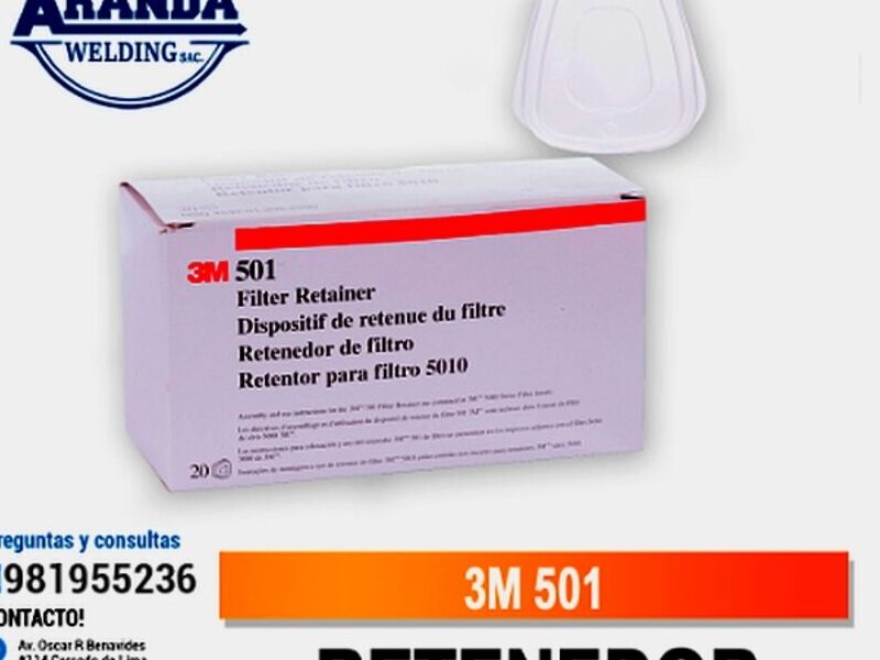 3M 501 Retenedor Ajustable al Filtro Perú