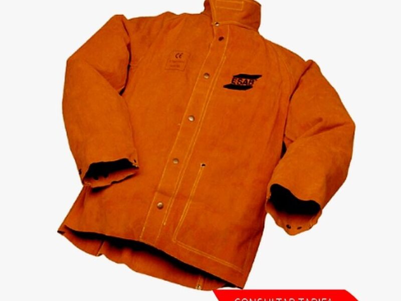 Chaqueta de Cuero Soldador Resistente Perú
