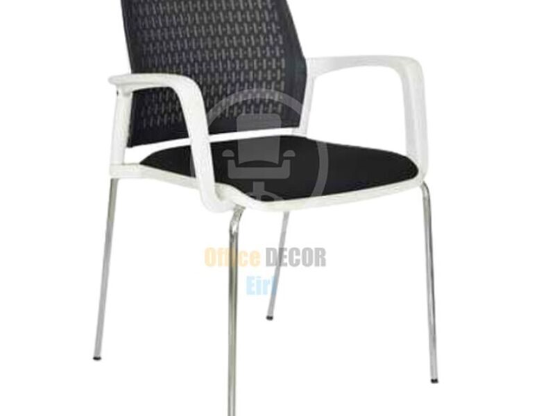 Silla para Oficina – PINKO NEGRO Y BLANCO