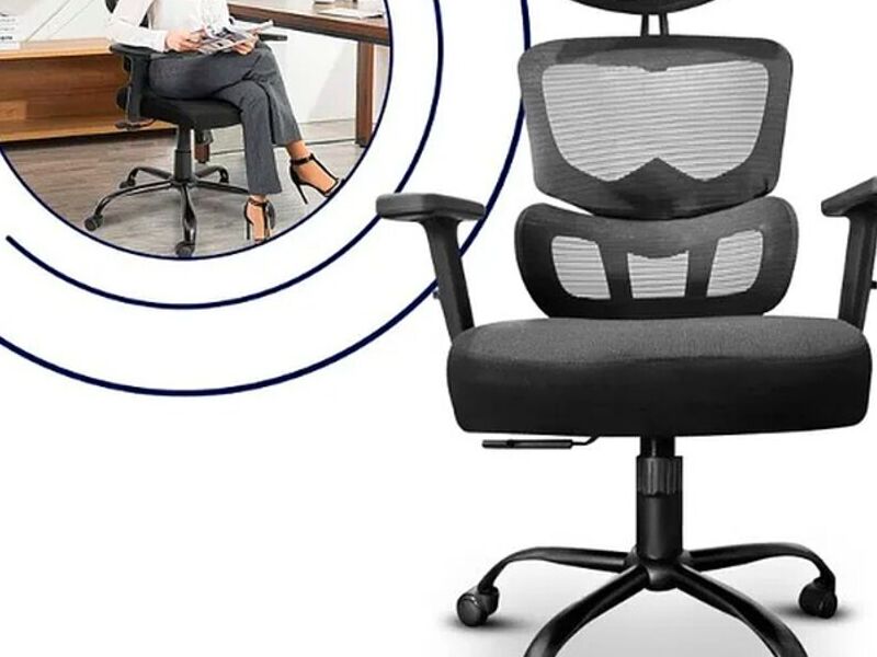 Silla Ergonómica de Oficina Giratoria 