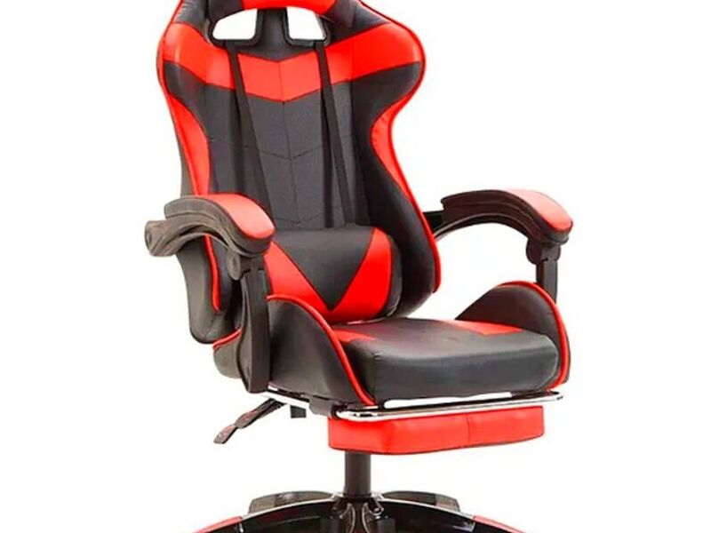 Silla Gamer Pro Negro y Rojo