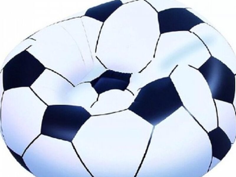 SILLA INFLABLE PELOTA DE FUTBOL