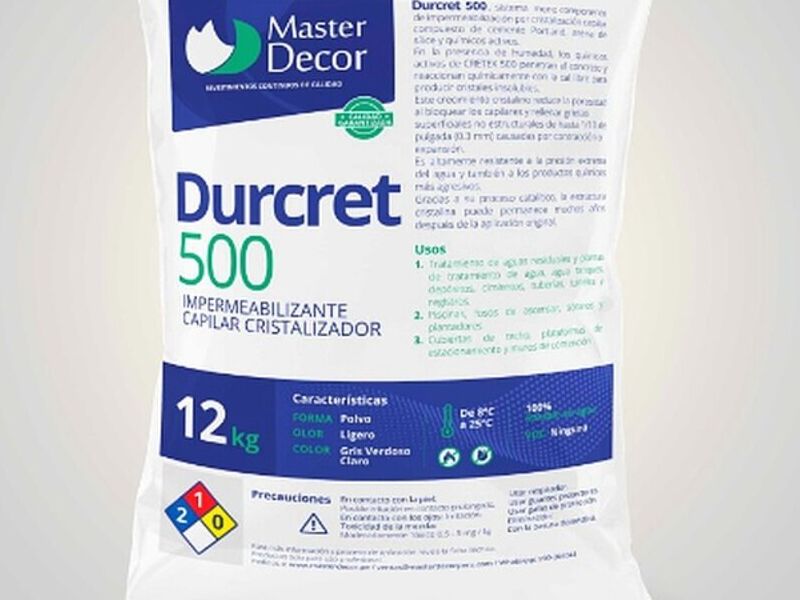 DURCRET 500 12KG CRISTAL ACTIVO