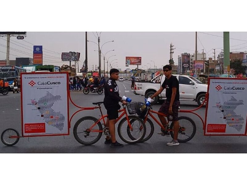 PUBLICIDAD EN BICICLETAS    